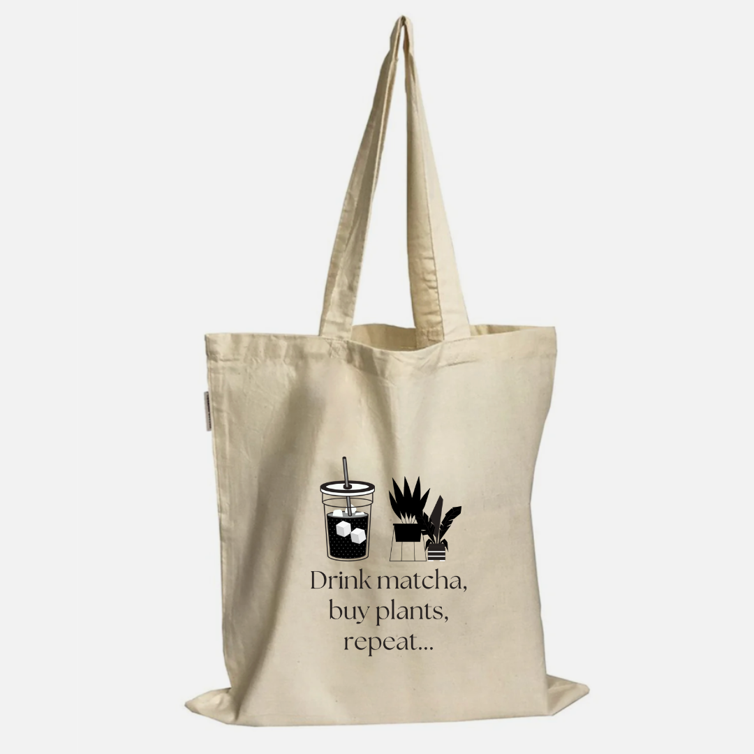 Drink Matcha tote bag