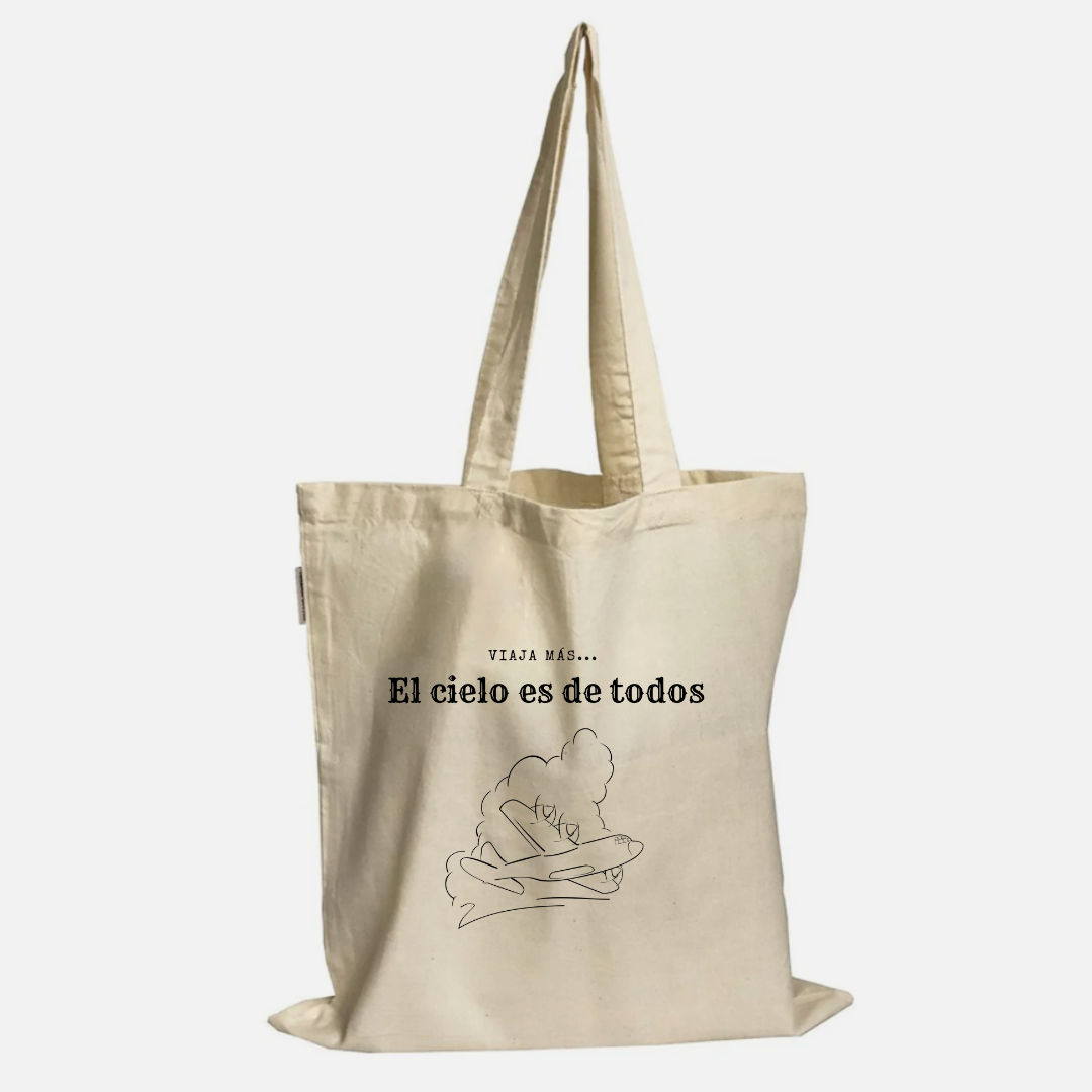 Viaja más el cielo es de todos tote